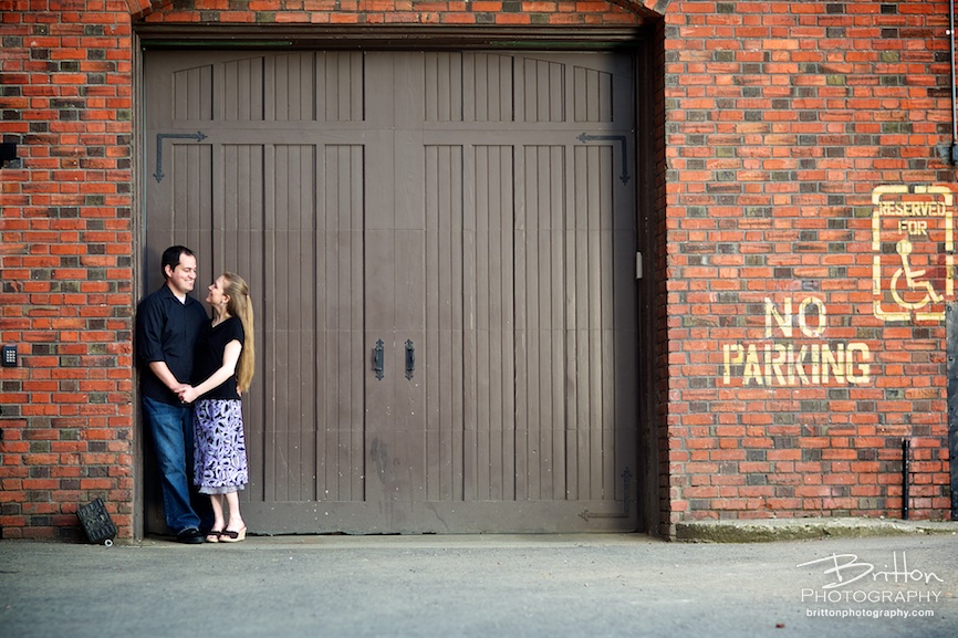 Engagement photo at Riverfront Park, Spokane