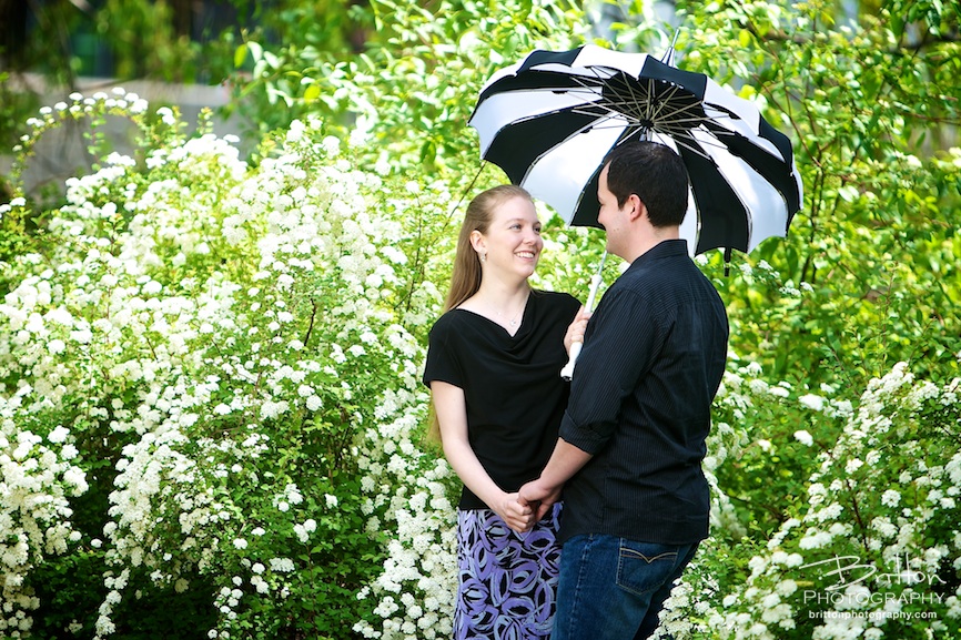 Engagement photo at Riverfront Park, Spokane