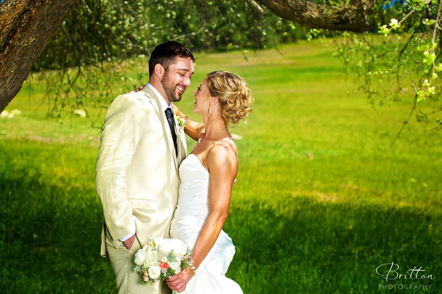 Private photo of a bride and groom at Beacon Hill